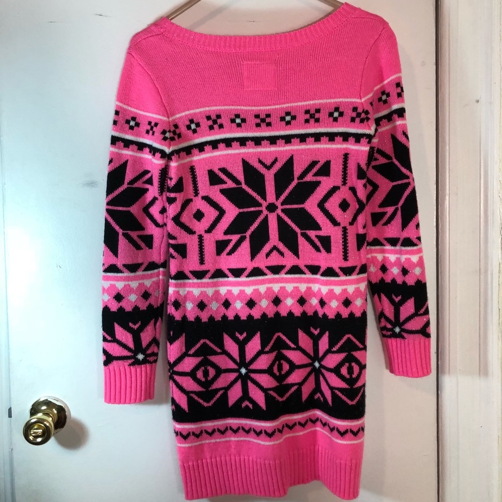 Girl’s Cozy Hot Pink Dress